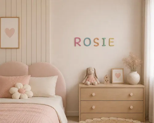 Rolled Clay-Look Letters