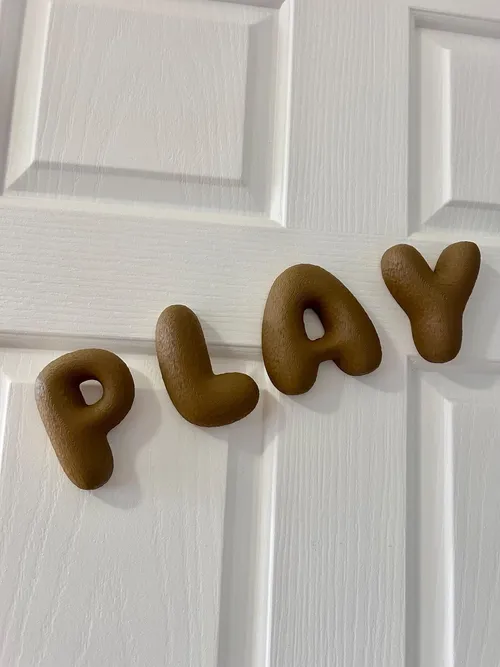 Teddy Texture Letters