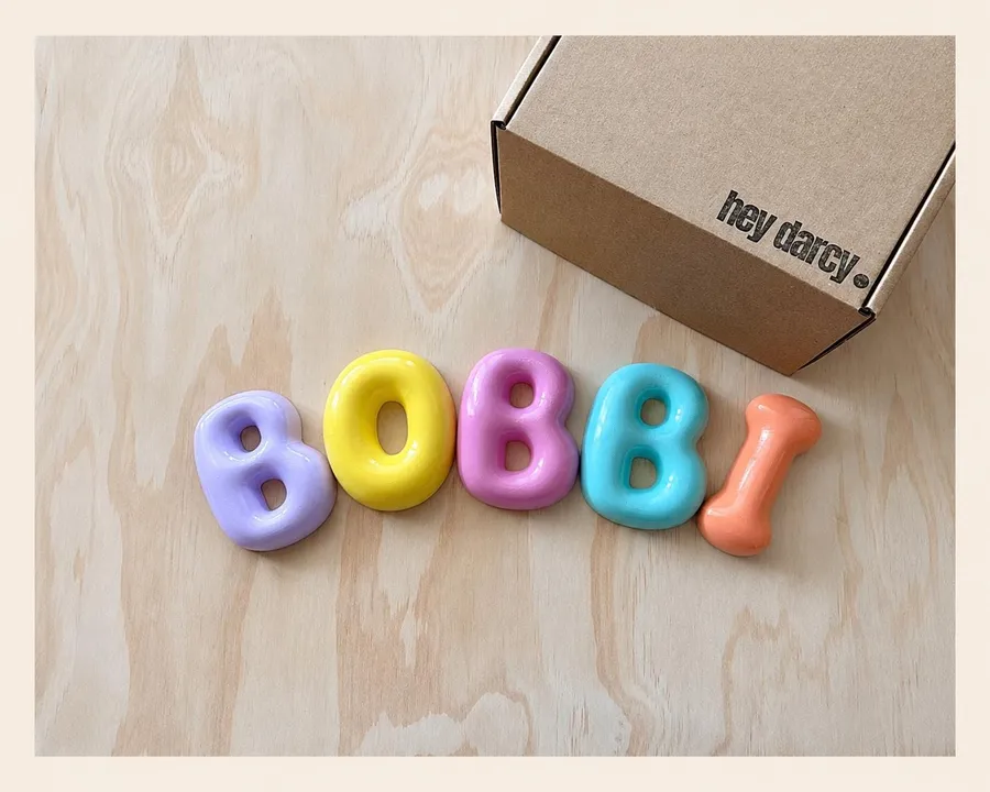 Personalised Bubble Letter Name Sign