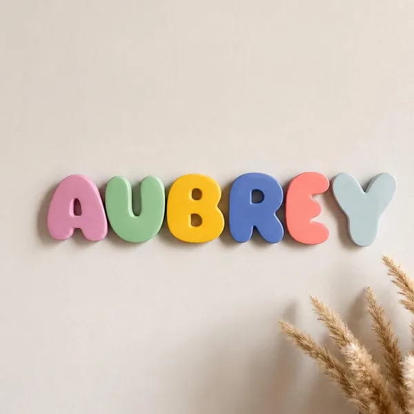 Flat Chunky Bubble Letters