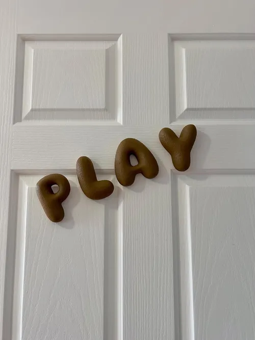 Teddy Texture Letters