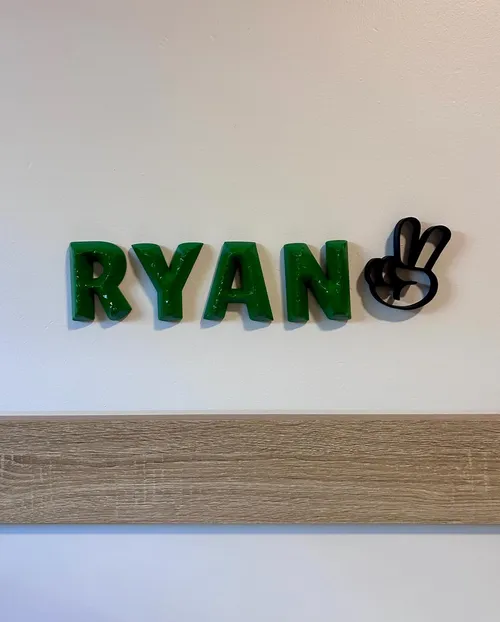 Faceted Letters