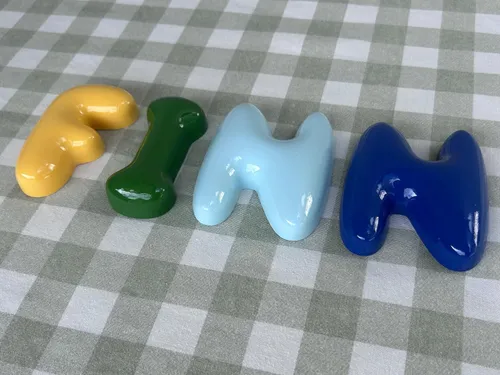 Glossy Resin Letters