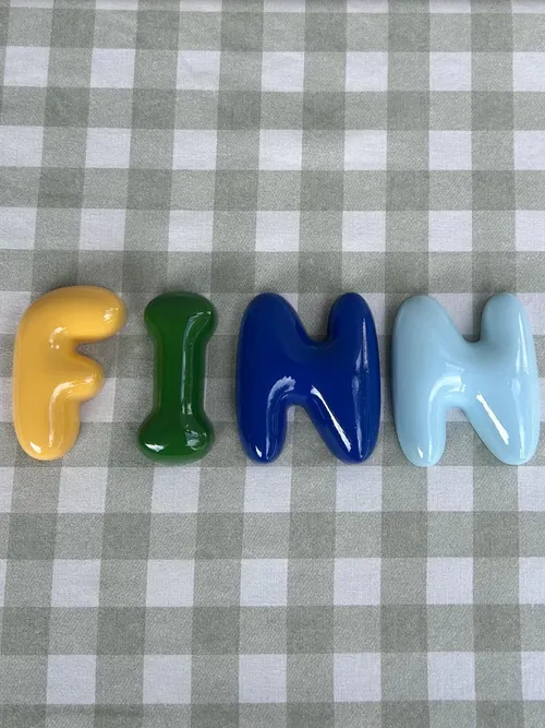 Glossy Resin Letters