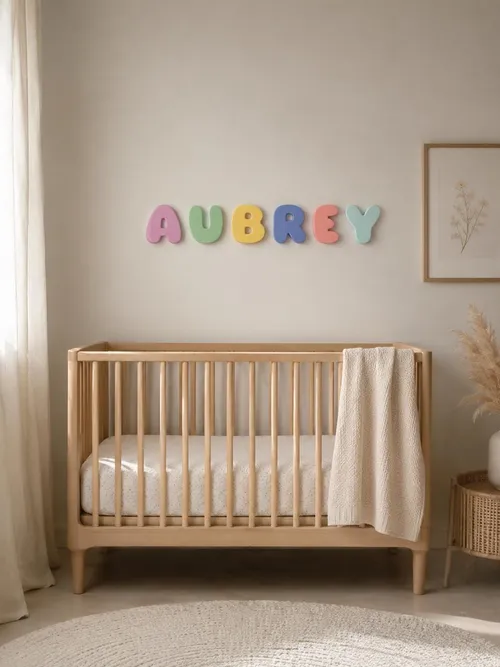 Flat Chunky Bubble Letters
