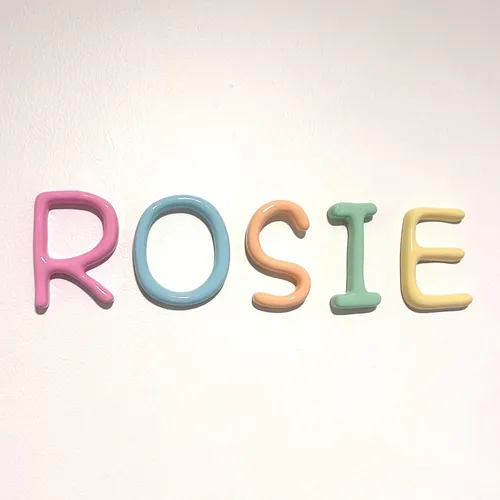 Rolled Clay-Look Letters