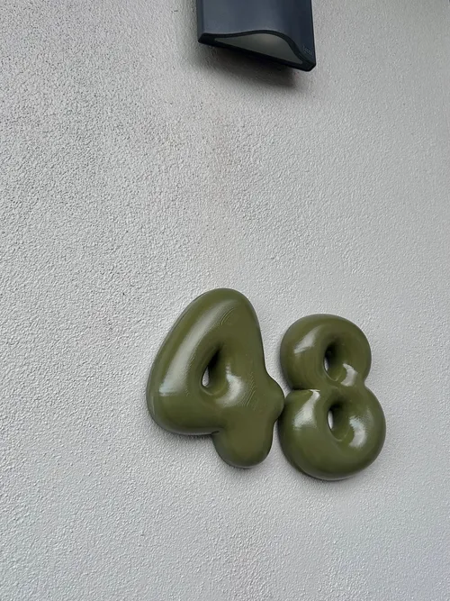 PETG House Numbers