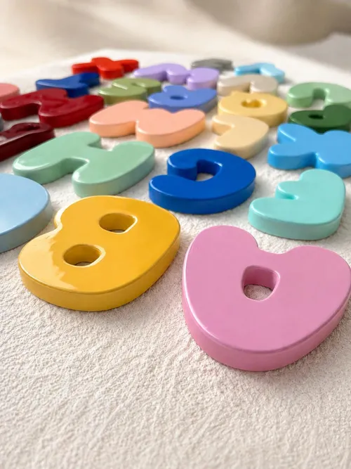 Flat Chunky Bubble Letters