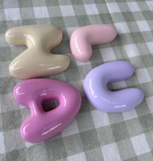 Glossy Resin Letters