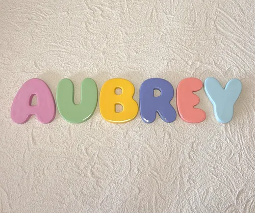 Flat Chunky Bubble Letters