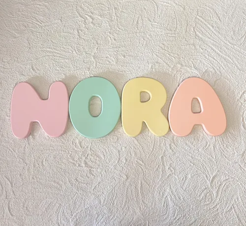Flat Chunky Bubble Letters