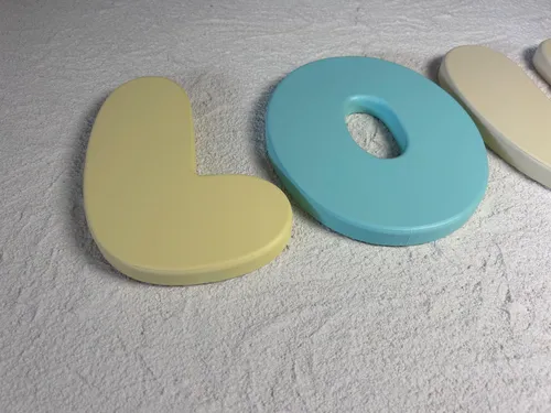 Flat Chunky Bubble Letters